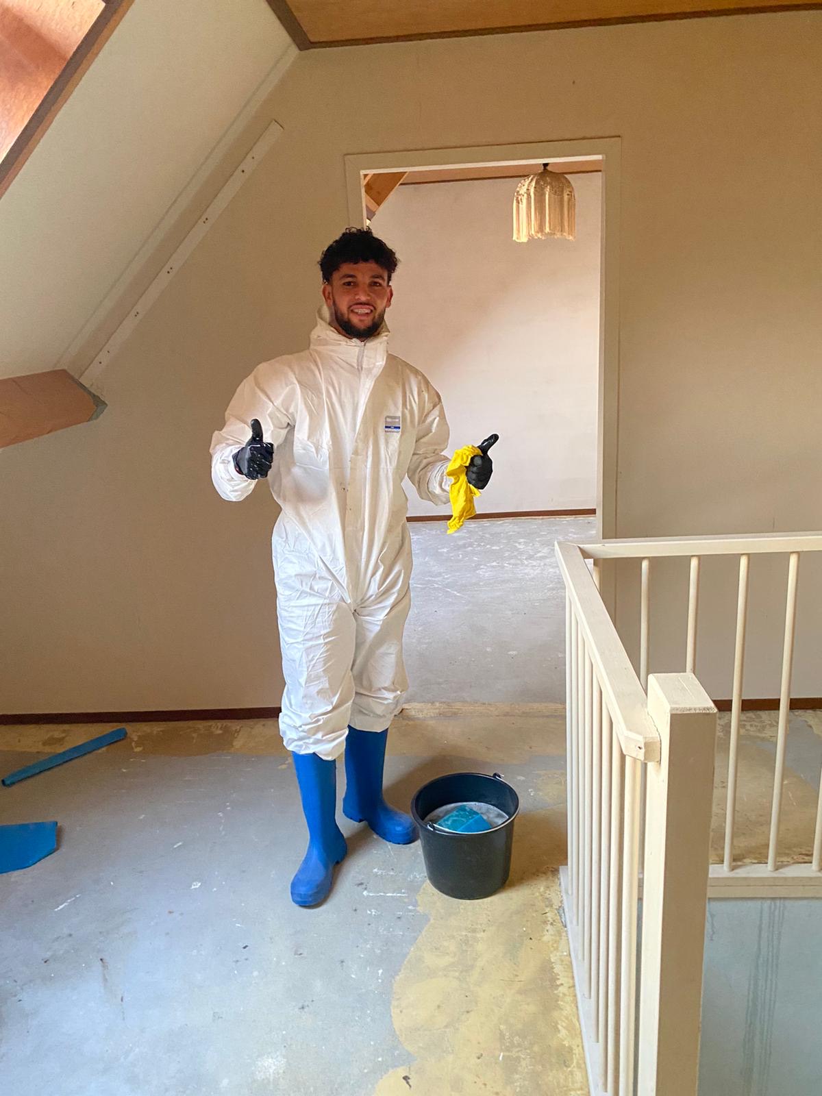 Woning voor en na ontruiming
